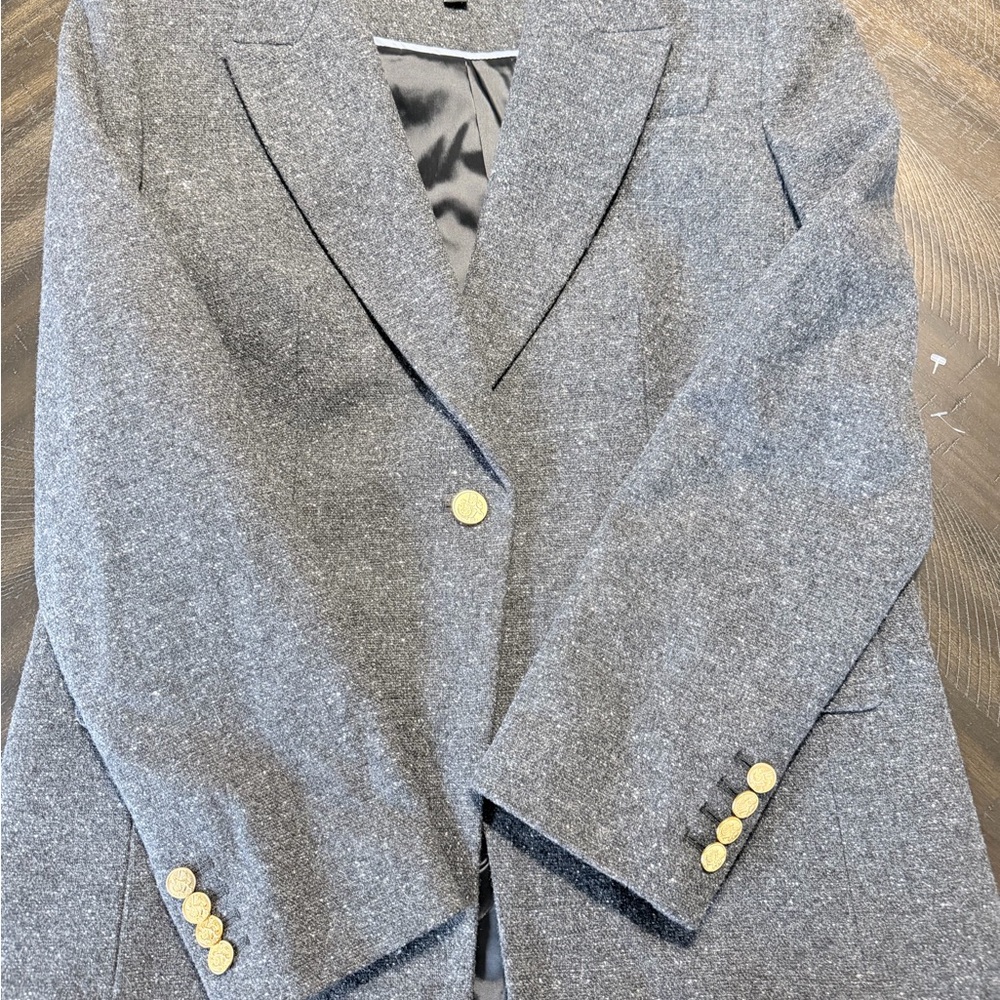 J. CREW Women’s Vivienne Blazer Size 6 Wool Blend Preppy Academia Classic - Picture 5 of 10